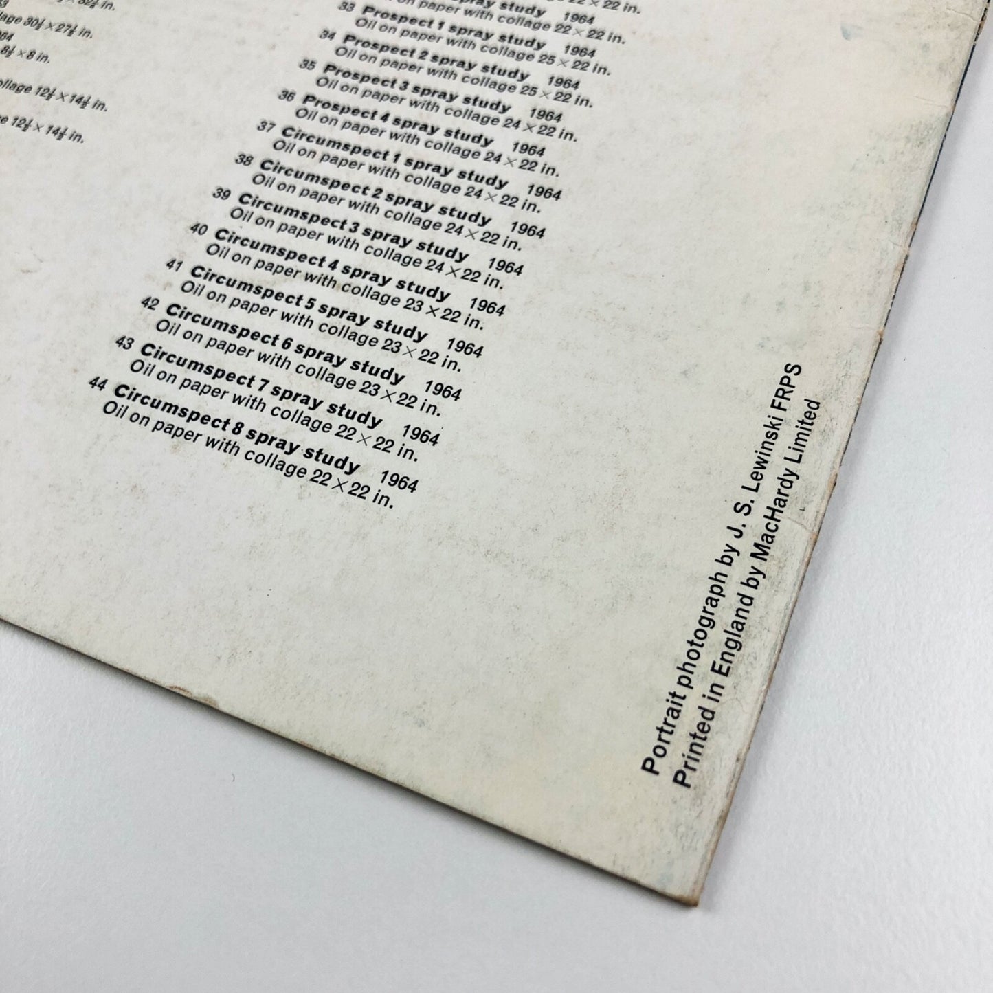 Ian Stephenson – New Art Centre London, 1964 | Folded card