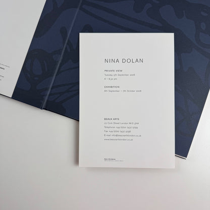 Nina Dolan catalogue and private view invite | Beaux Arts, 2006