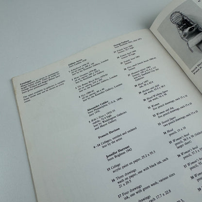 alive to it all | Arts Council folder catalogue and postcards 1983