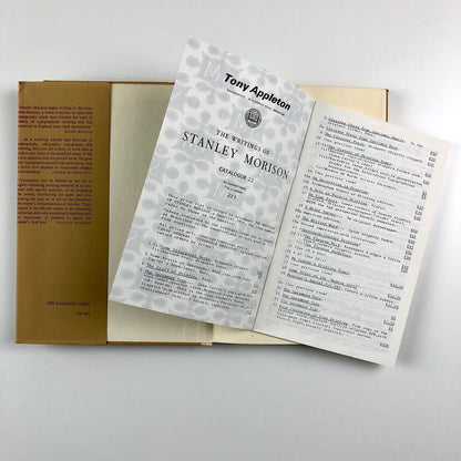 The Writings of Stanley Morison | Brooke Crutchley and John Dreyfus, 1976