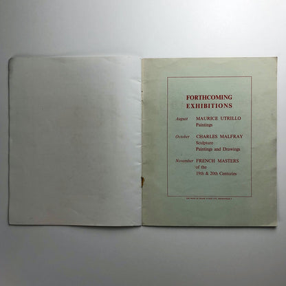 French Masters XIXth and XXth Centuries, 5th Series | Marlborough catalogue 1951