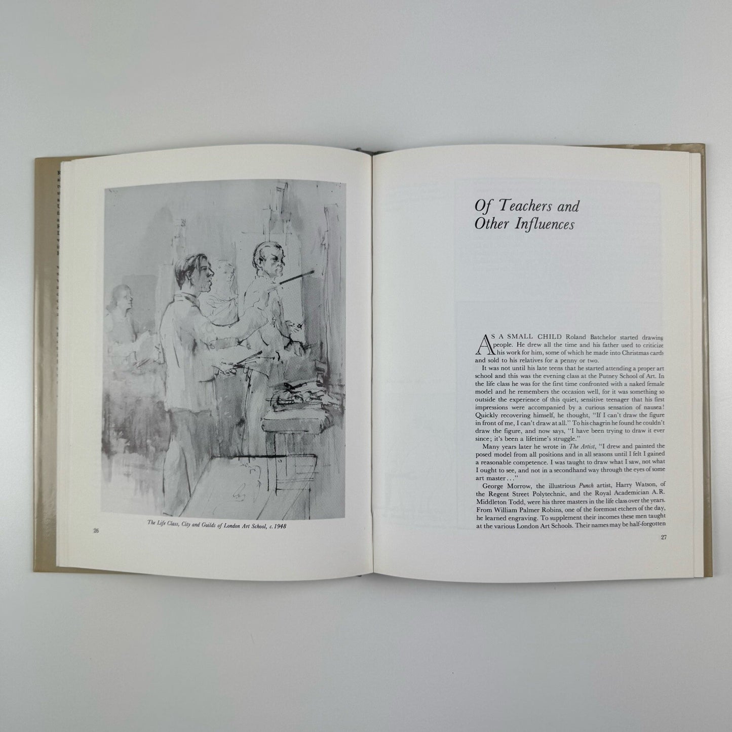 Roland Batchelor water-colours and drawings | Patricia Garrett, 1984 | Signed by the author