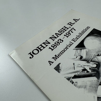 John Nash R.A. | A Memorial Exhibition – The Minories, Colchester 1979 catalogue