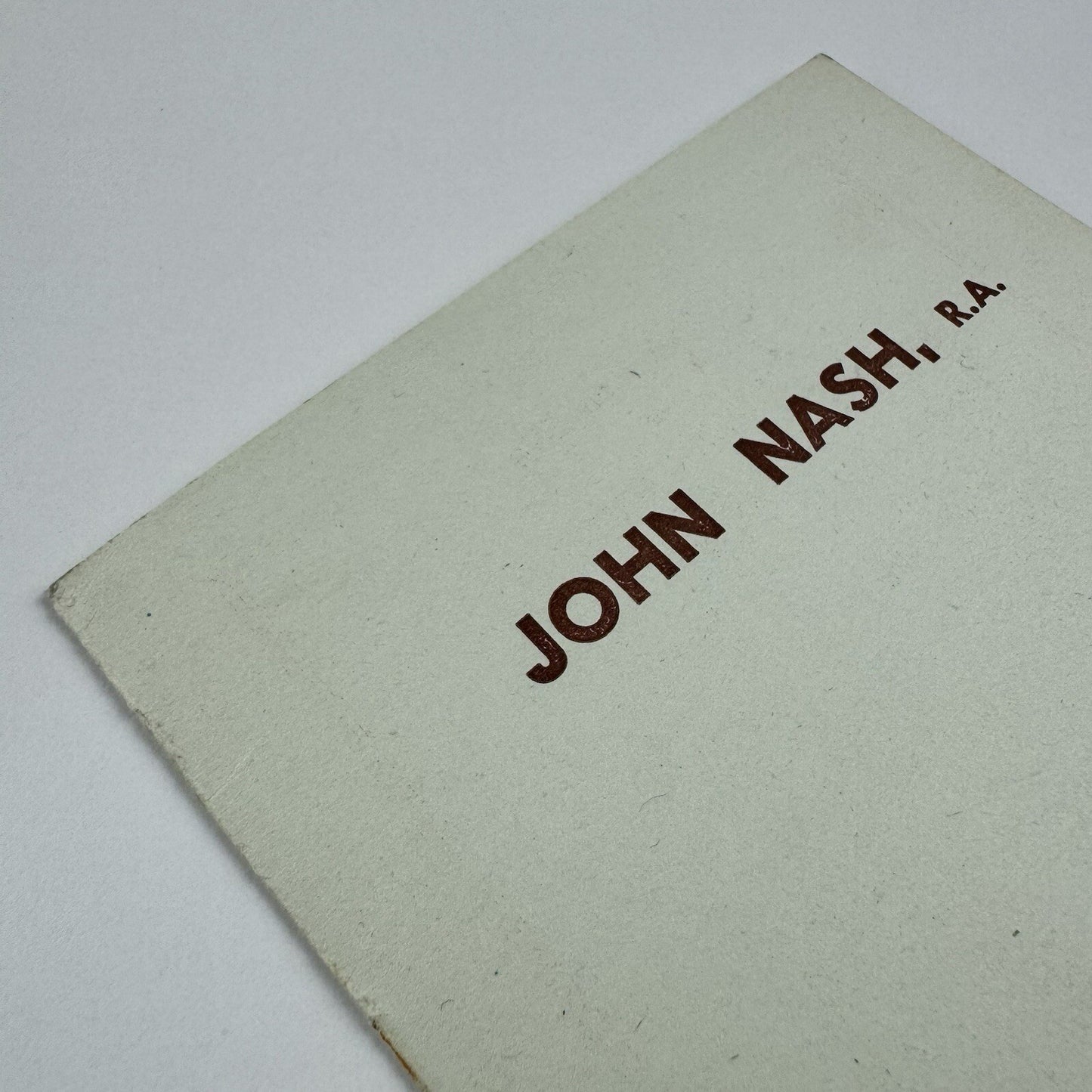 John Nash – Paintings & Watercolours | Ernest Brown & Phillips | The Leicester Galleries