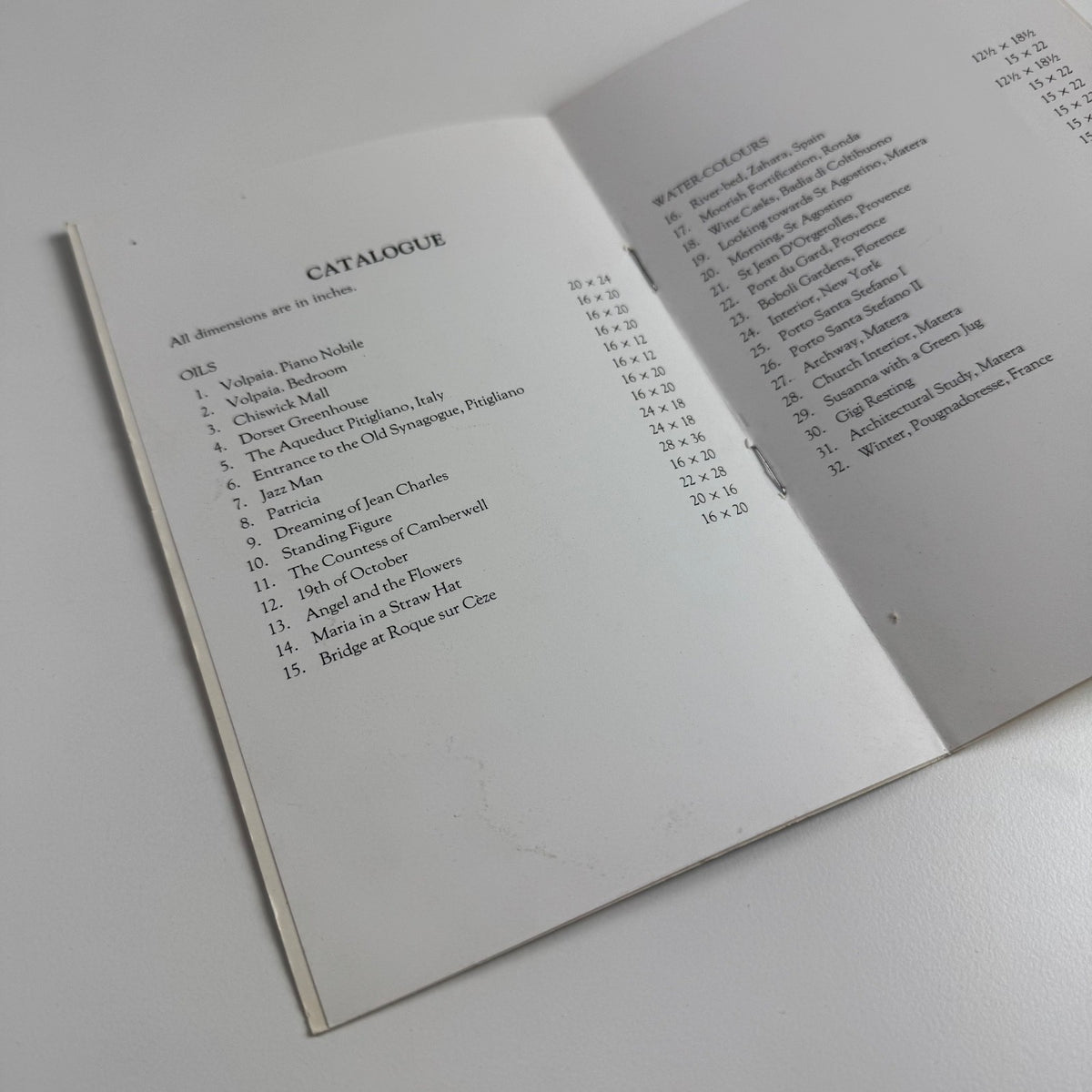 Antony Bream | Maas Gallery, intro Christopher Forbes 3-13 November no year given