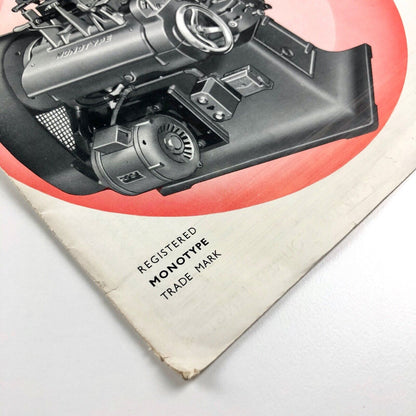 Monotype Corporation Super Caster fold out poster / broadsheet, undated