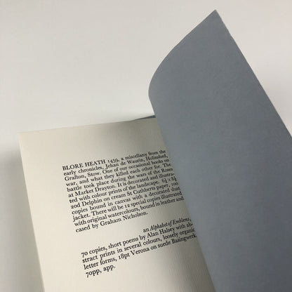 Promotional leaflet for Tern Press | Nicholas and Mary Parry, c.1988