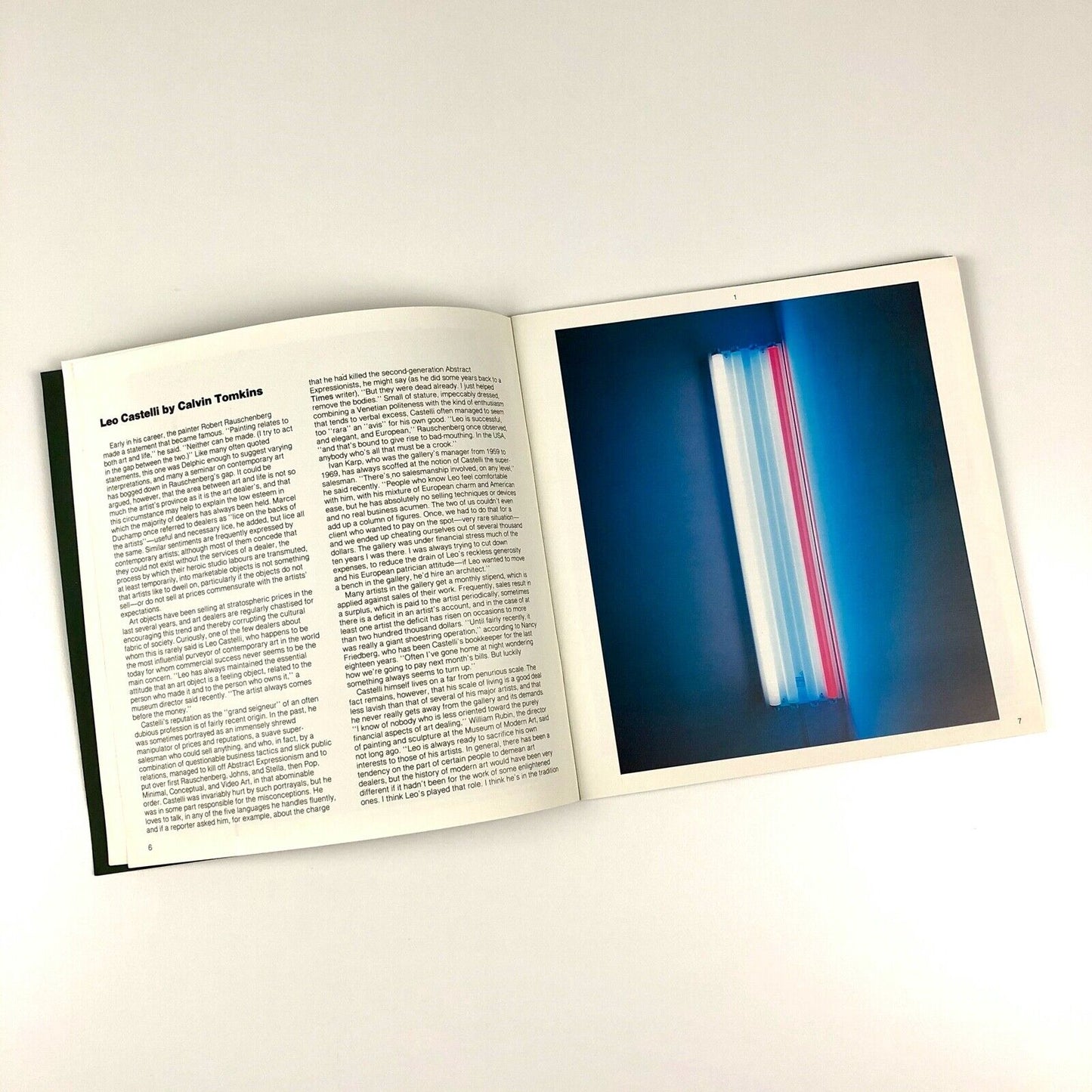 A Tribute to Leo Castelli | Mayor Gallery exhibition booklet, 1985