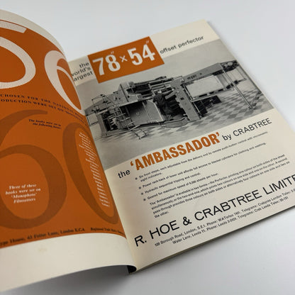 Book Design and Production | Vol 3 No 4 1960 | Printing News Ltd | Edited by James Moran