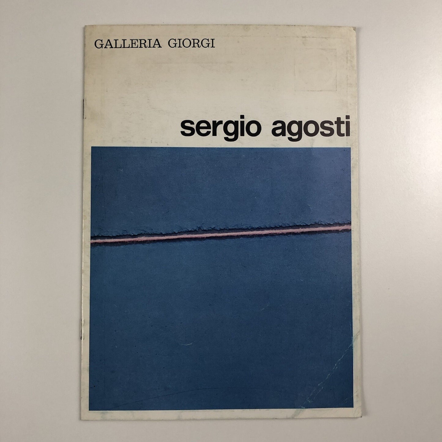 Sergio Agosti | Galleria Giorgi, Florence | July 1976 exhibition catalogue
