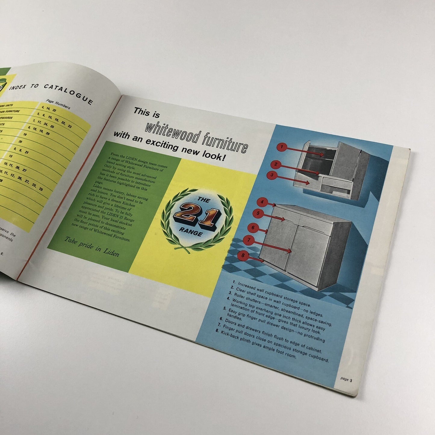 Liden Catalogue of Whitewood Furniture | House of Liden mid century 1964/5