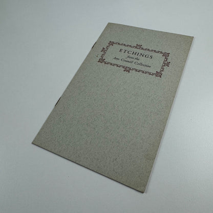 Etchings from the Arts Council Collection | undated intro Philip James