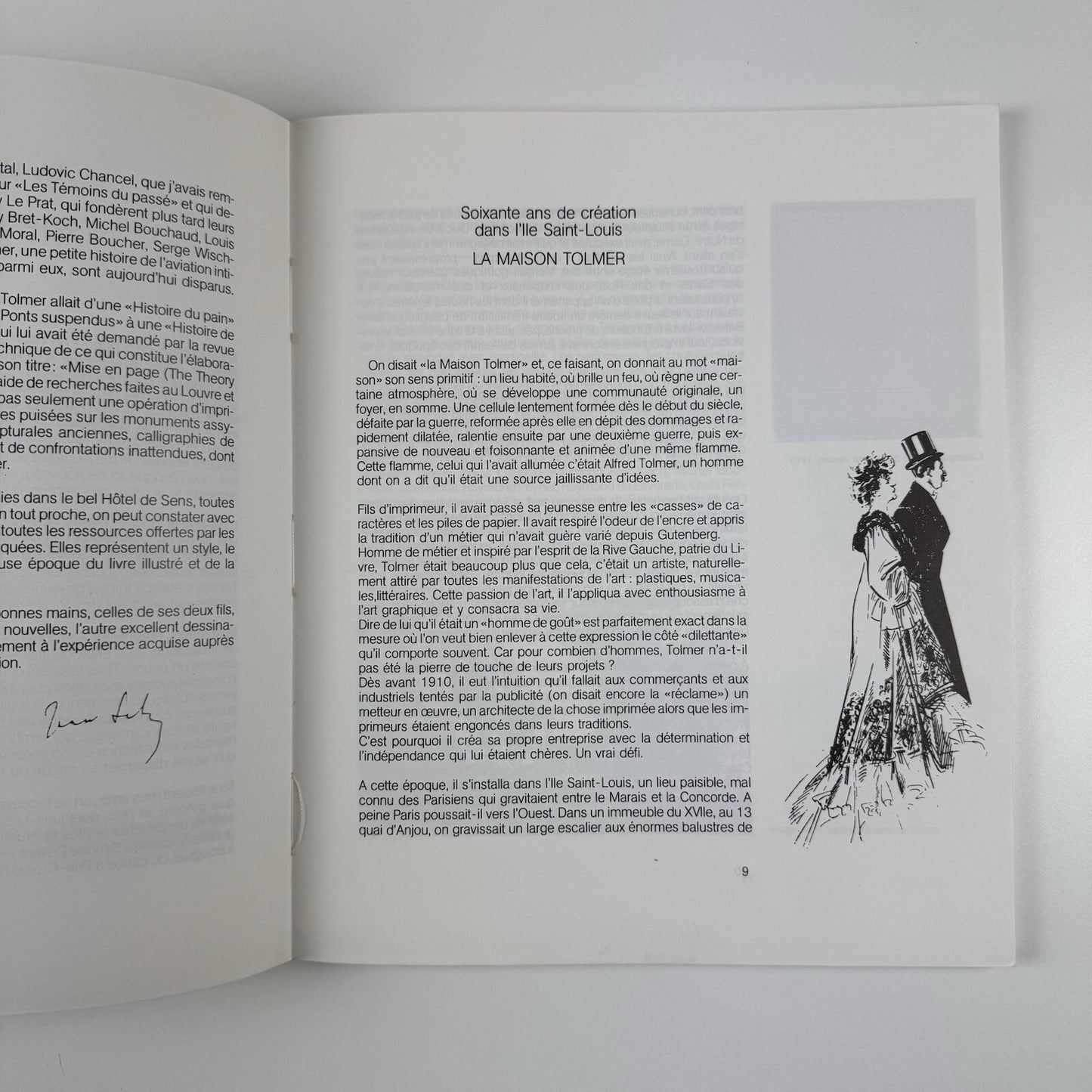 Exposition Tolmer. 60 ans de création graphique dans l'île St Louis | Biblioteque Forney catalogue | Edition Publicitaire Cartonnage, Paris, 1986