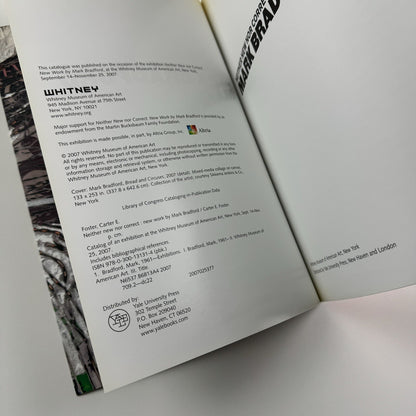 Neither New nor Correct – New Work by Mark Bradford | The Whitney Museum of Art, 2007