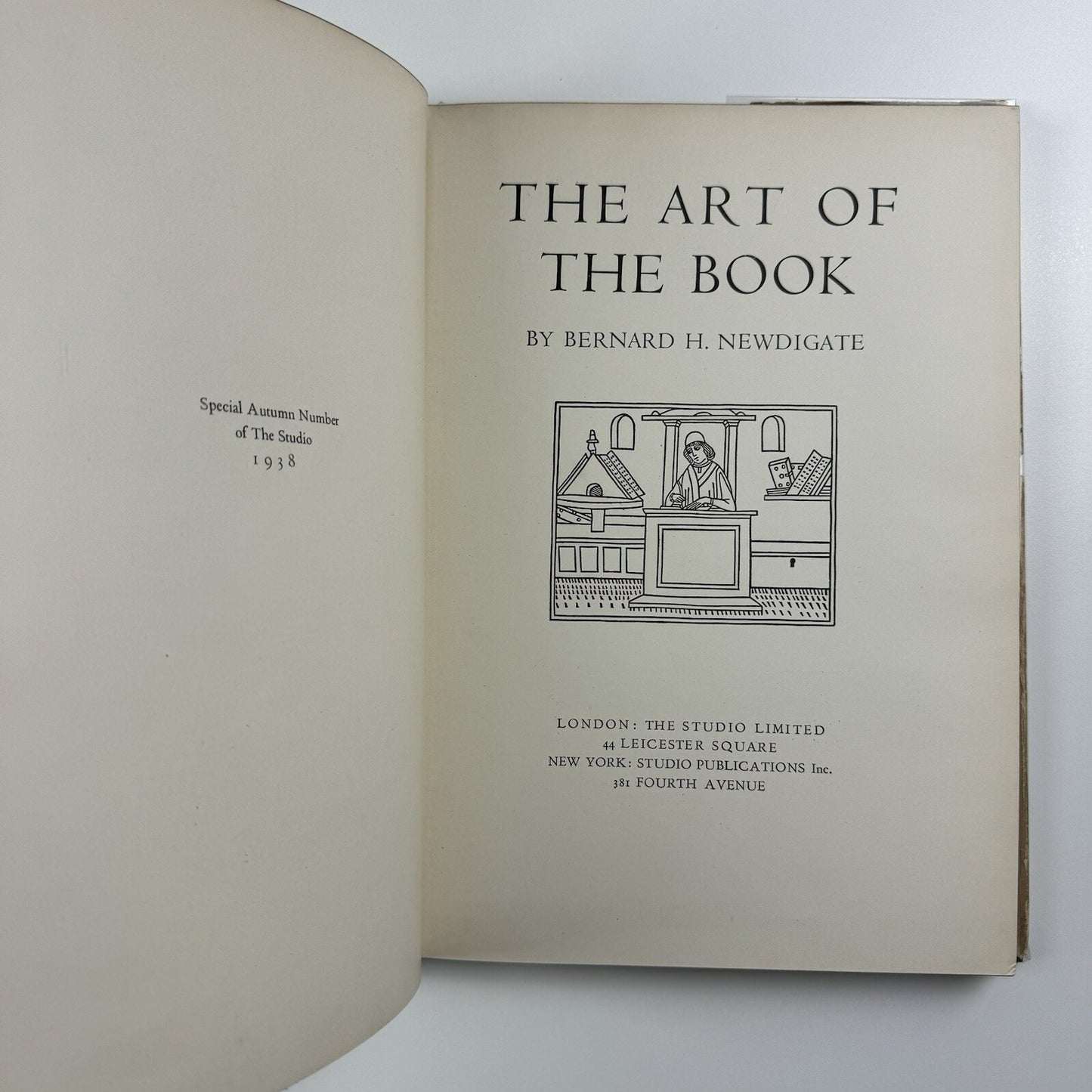 The Art of the Book by Bernard Newdigate | The Studio 1938