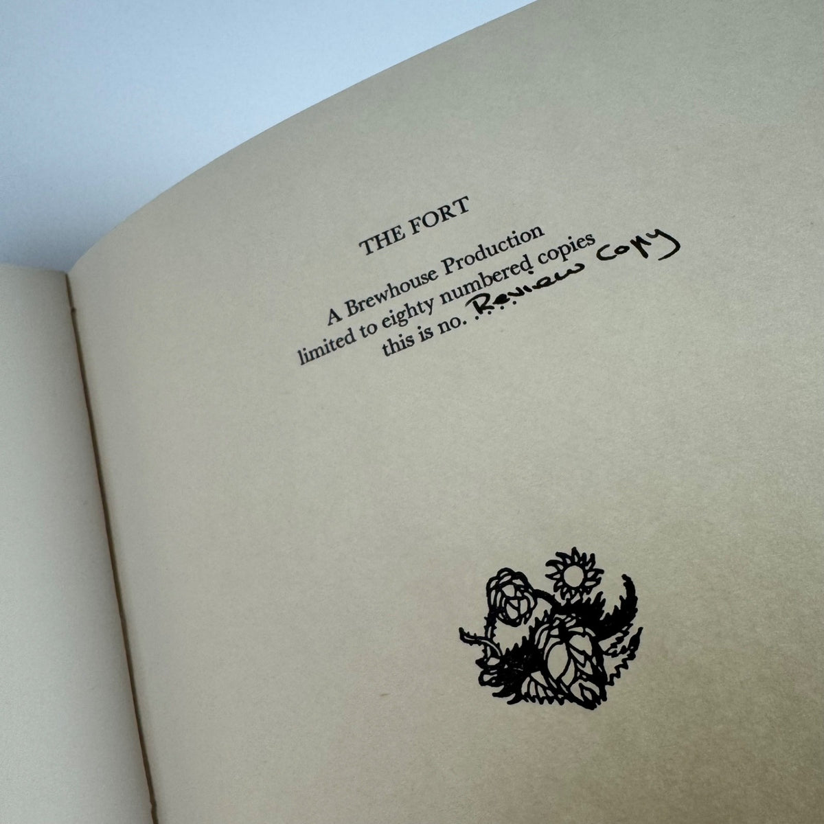 The Fort. A suite of drawings by Roger Thomas | Brewhouse Private Press, 1979