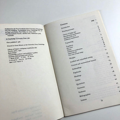 Book Design by John Trevitt | Cambridge University Press, 1980