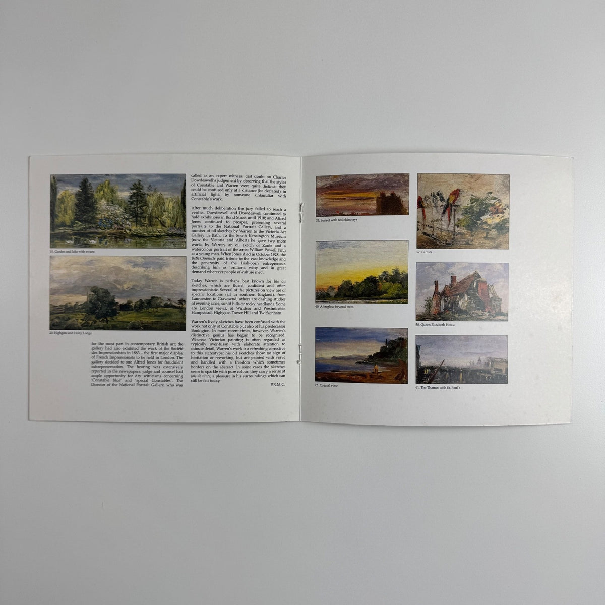 Oil sketches by William White Warren | Martyn Gregory in association with James Mackinnon, 1995