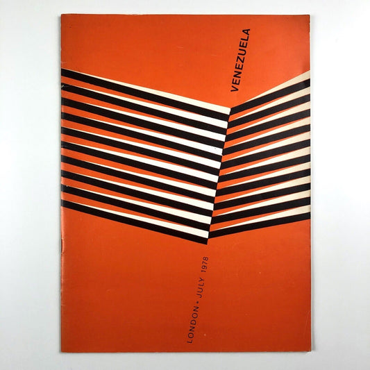 An Exhibition of Venezuelan Art | The Artists Market Association Gallery, London, 1978 - cover design by Carlos Cruz Diez