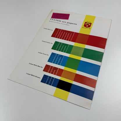 Promotional leaflet – Culter Art Papers | Cox and Sharland, 1962