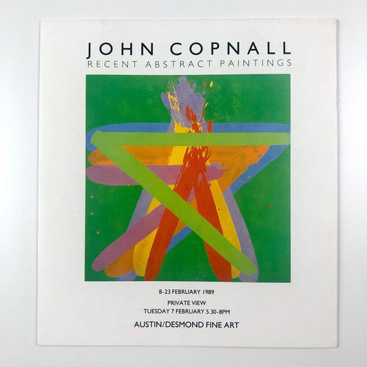John Copnall: Recent Abstract Paintings | Austin/Desmond Fine Art catalogue, 1989