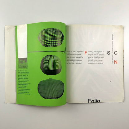 Folio – Bauersche Giesserei type specimen brochure undated | design by Hanns Lohrer