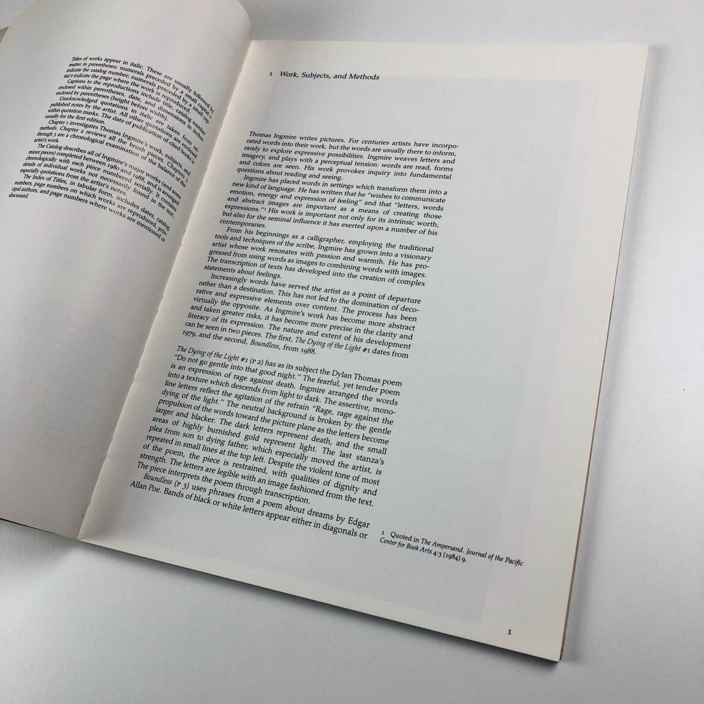 Words of Risk: The Art of Thomas Ingmire | Michael Gullick, 1989