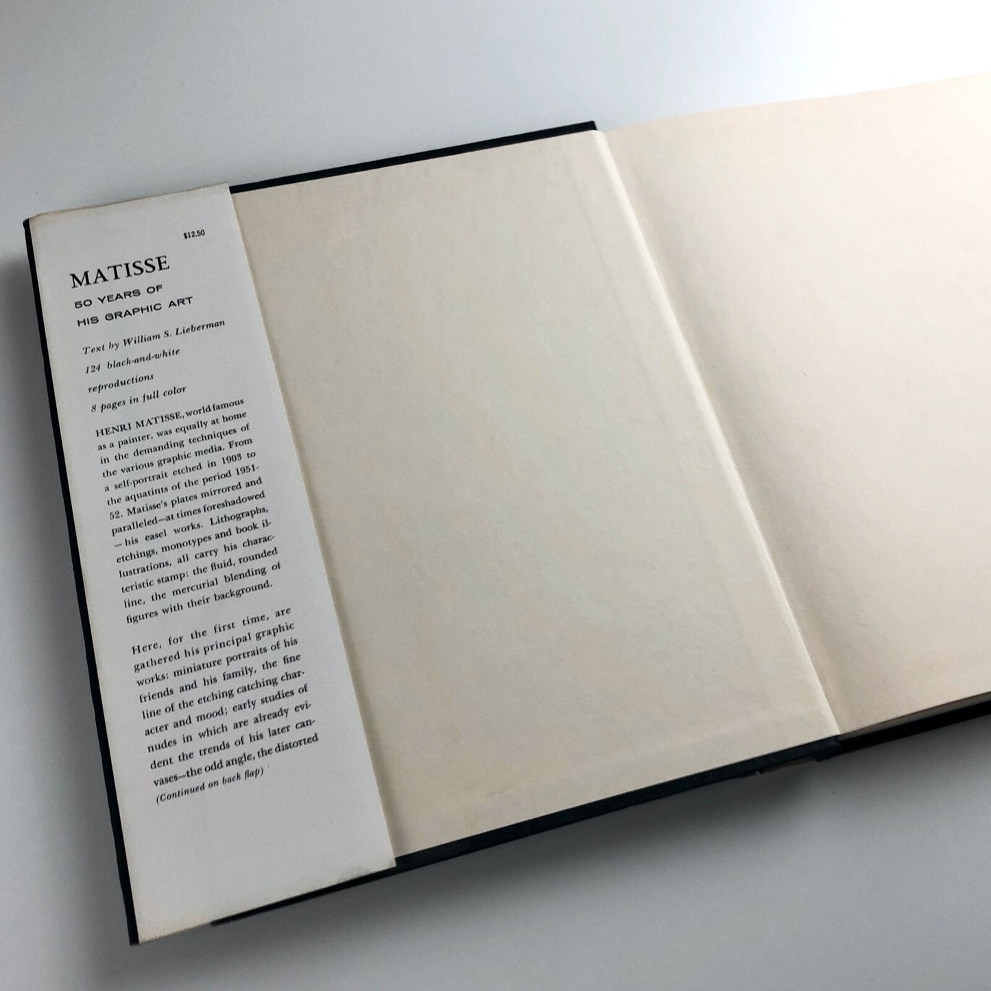 Henri Matisse: Fifty Years of His Graphic Art | William S. Lieberman, 1956