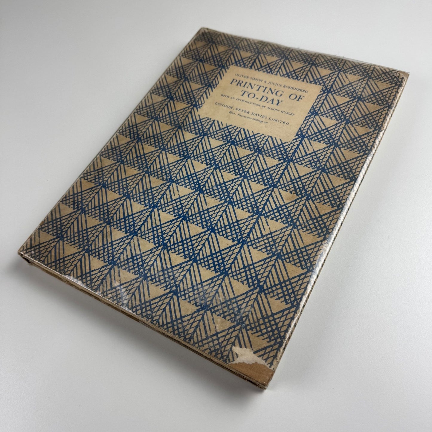 Printing of To-day by Oliver Simon & Julius Rodenberg Peter Davies, 1928