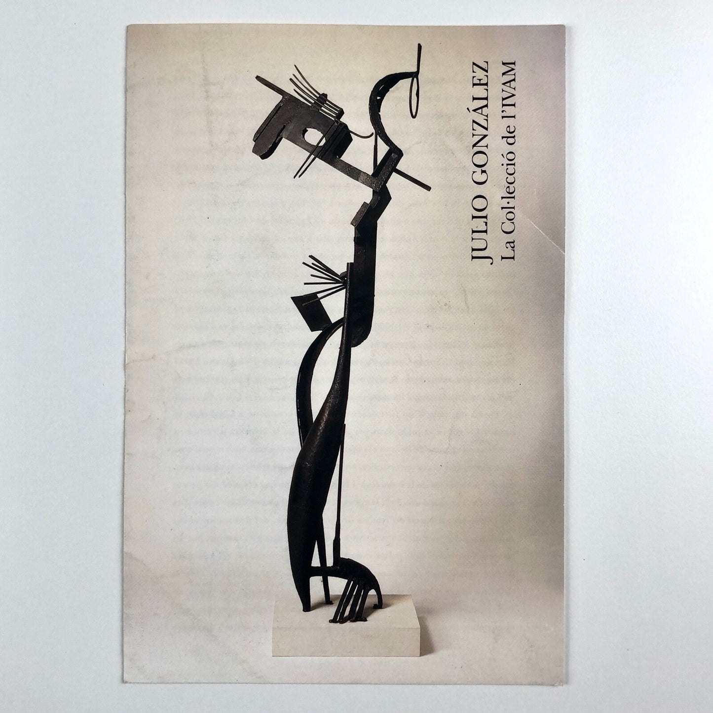 Julio González – La Col.lecció de l'IVAM Centre | Julio Gonzalez leaflet, 1985
