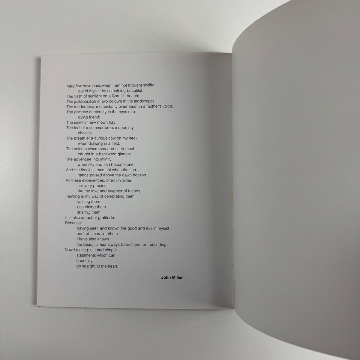 John Miller. Seeing is Believing | Portland Gallery, 2001