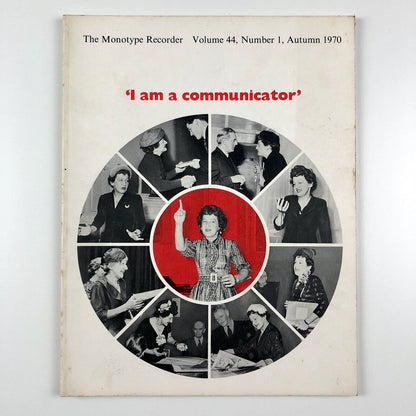 The Monotype Recorder | Beatrice Warde | Volume 44, Number 1, Autumn 1970