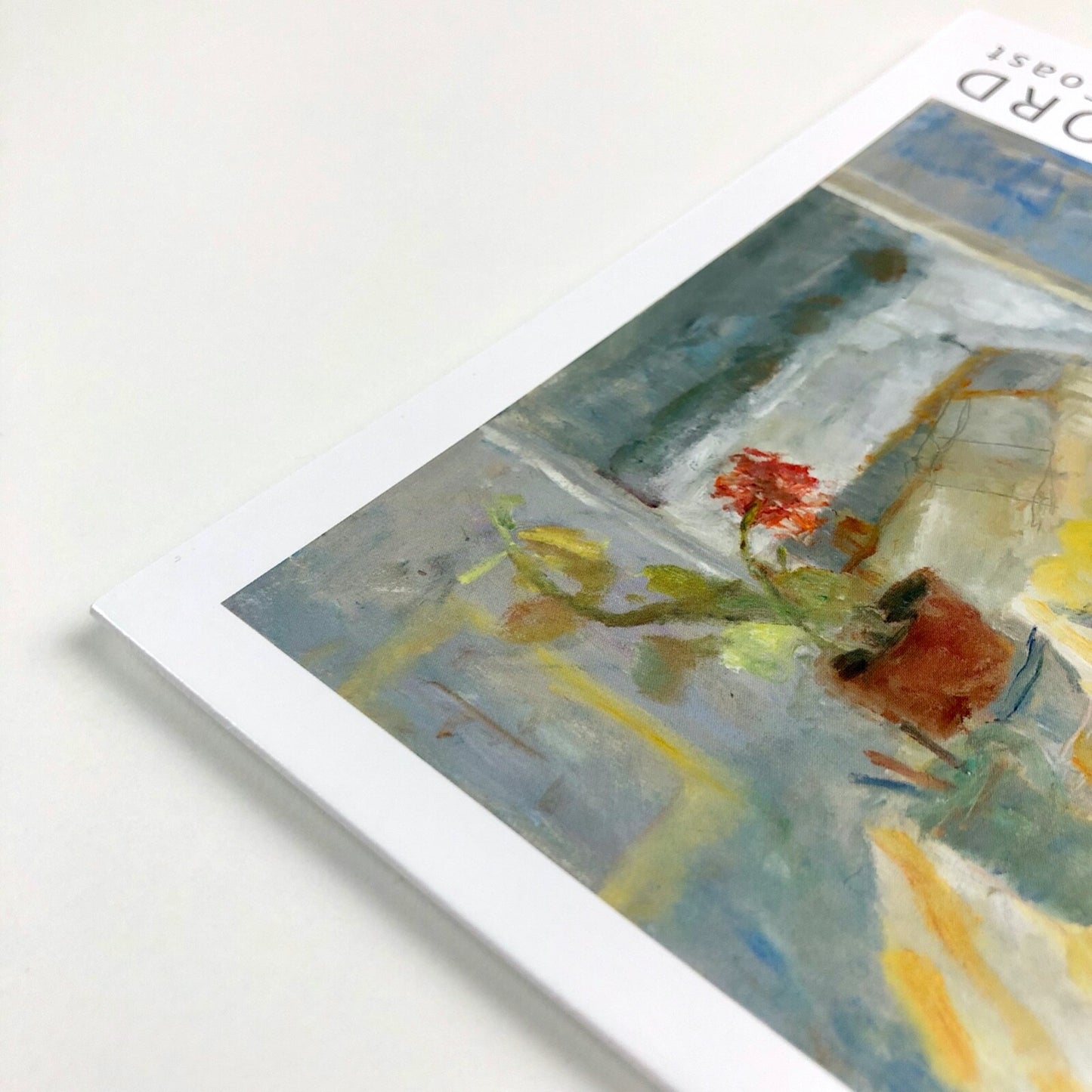 Alice Mumford. Colour from Coast to Coast | Folded card, invitation and price list, 2015