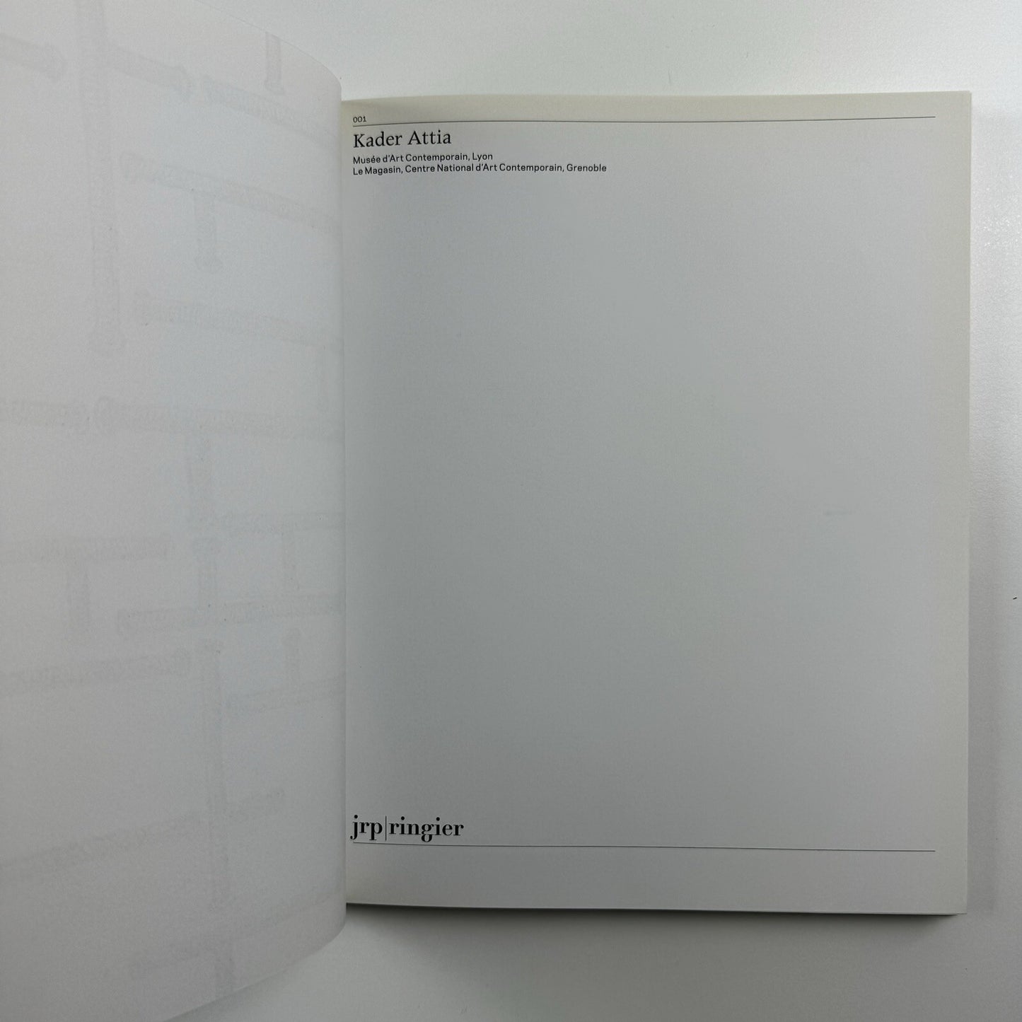 Kader Attia | Musée Art Contemporain, Lyon 2006 catalogue