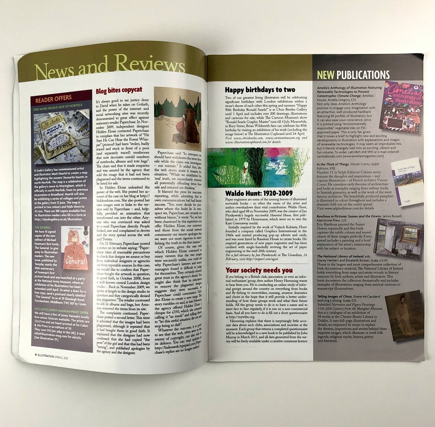 Illustration Spring 2010 Issue 23 | Includes Best of British: John Piper's Books