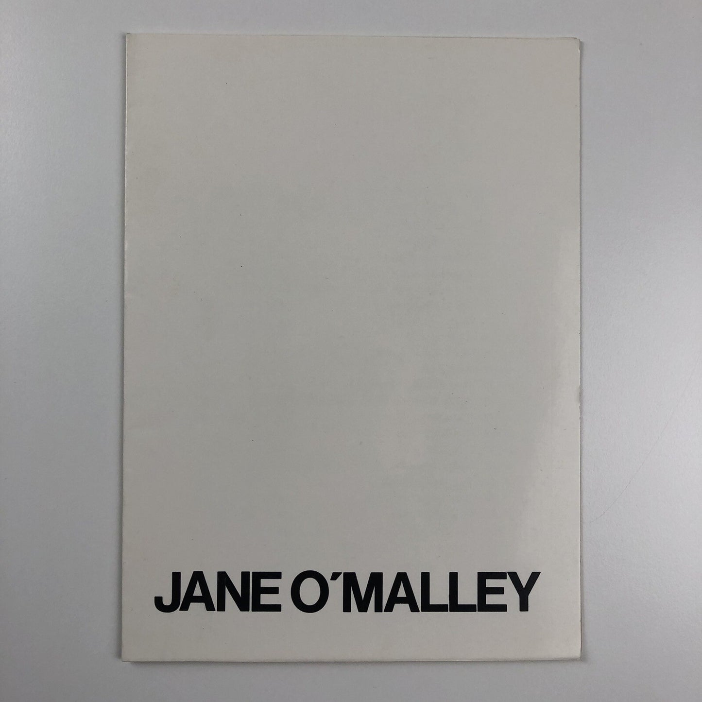 Folded card – Jane O'Malley | Taylor Galleries Dublin, 1981