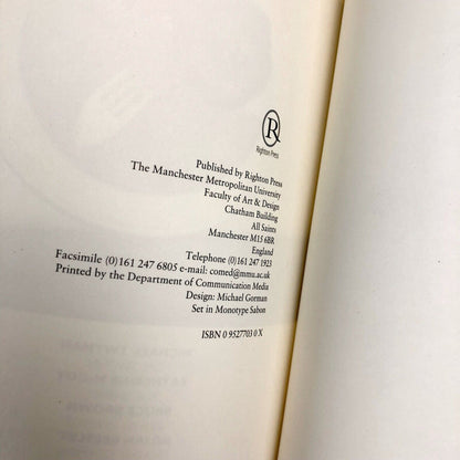 Typography – New Era New Language | Edited by Michael Gorman | The Manchester Metropolitan University, 1995