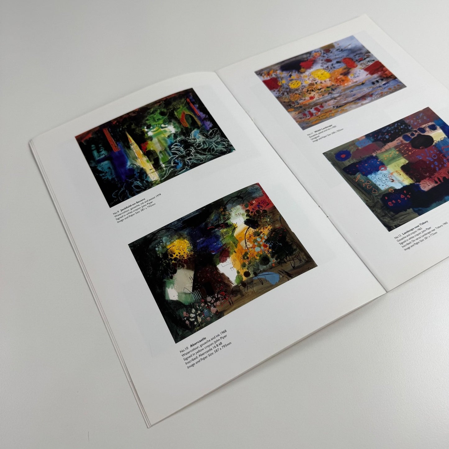 John Piper from his studio | Berkeley Square Gallery, 1994 + poster