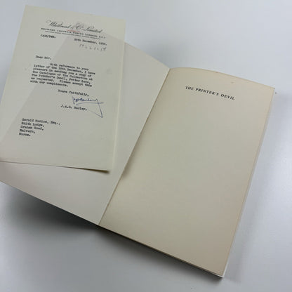 Catalogue of the collection at the Printer’s Devil Whitbread and Co London 1956