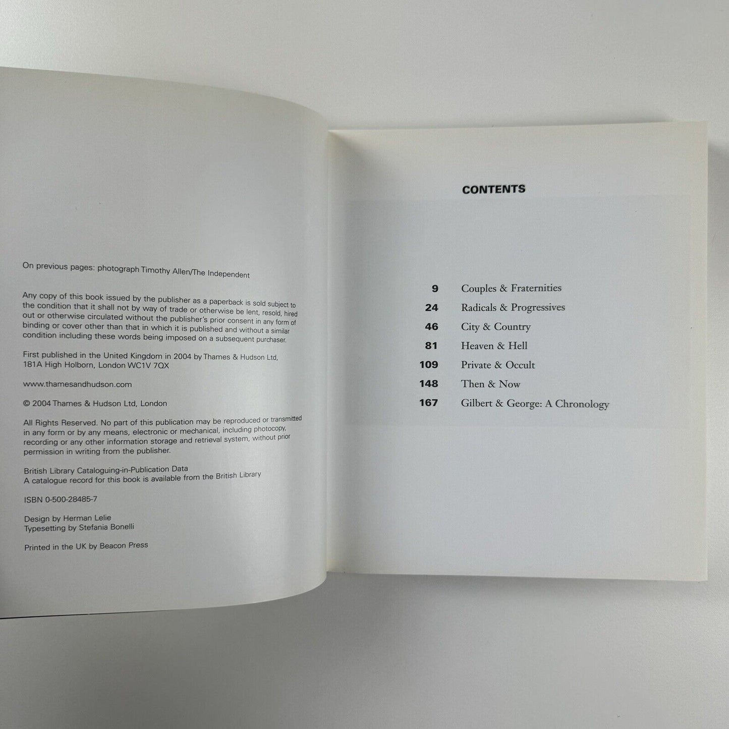 Introducing Gilbert & George by Robert Rosenblum | Thames & Hudson, 2004 signed