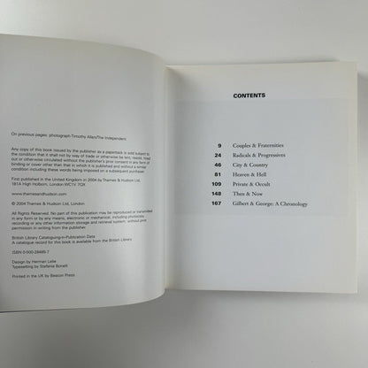 Introducing Gilbert & George by Robert Rosenblum | Thames & Hudson, 2004 signed