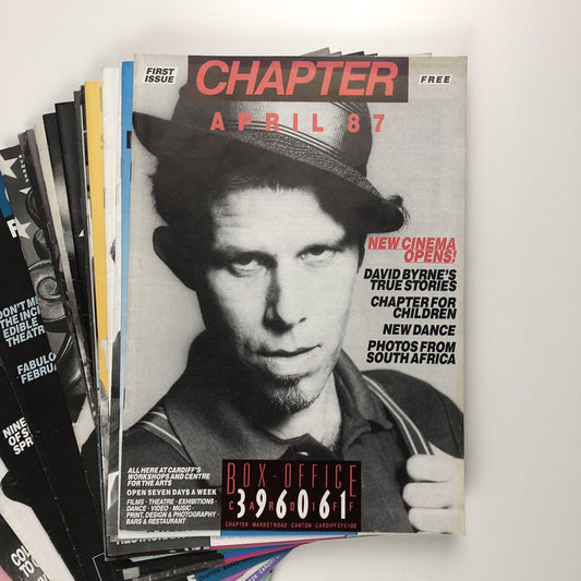 Chapter (Cardiff) free magazine Issues 1 to 35 (please note, issue 30 missing)