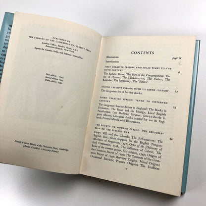 English Prayer Books: An Introduction to the literature of Christian public worship by Stanley Morison | Cambridge University Press, 1949 3rd edition