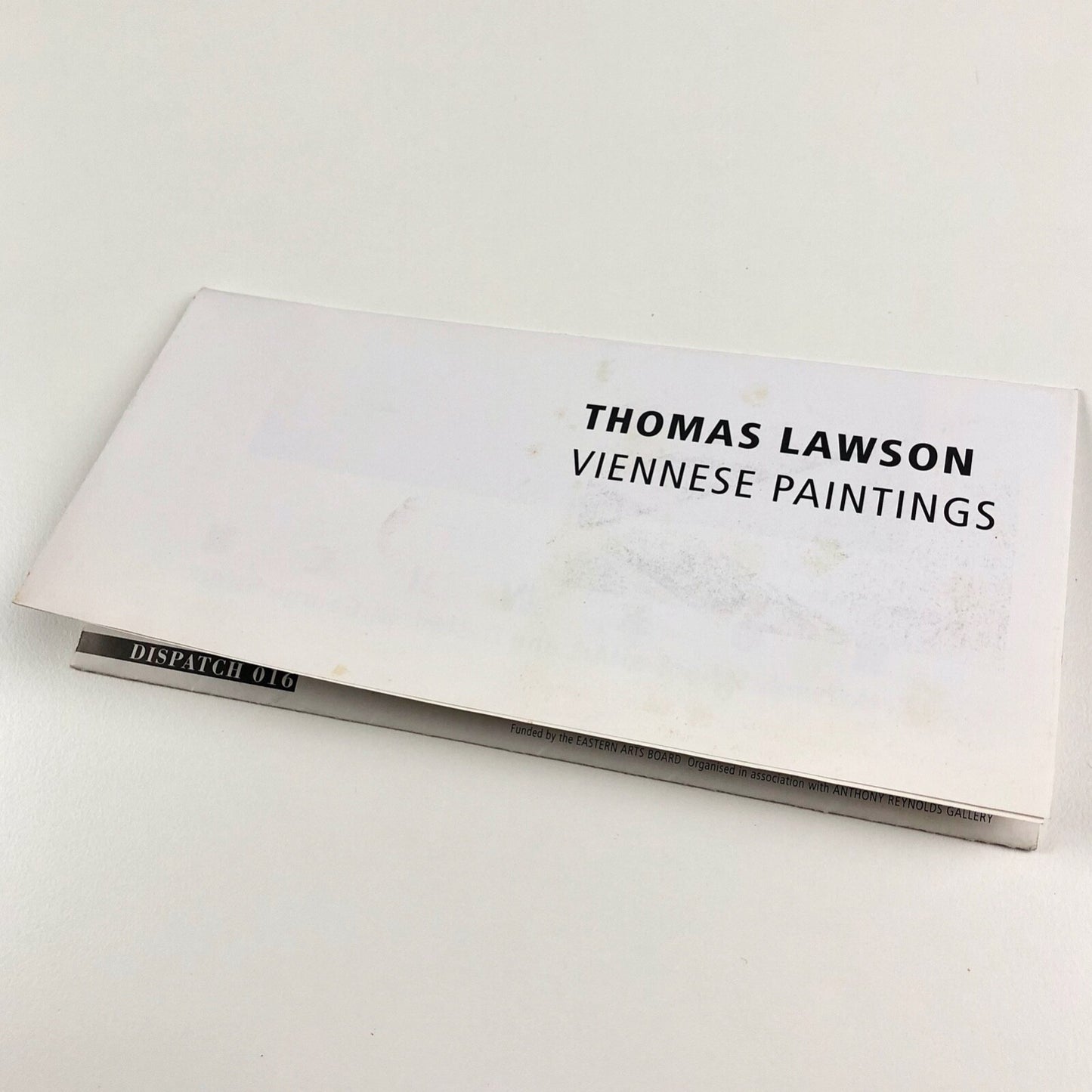 Thomas Lawson – Viennese Paintings, folded sheet | Norwich Gallery, Anthony Reynolds Gallery 1995