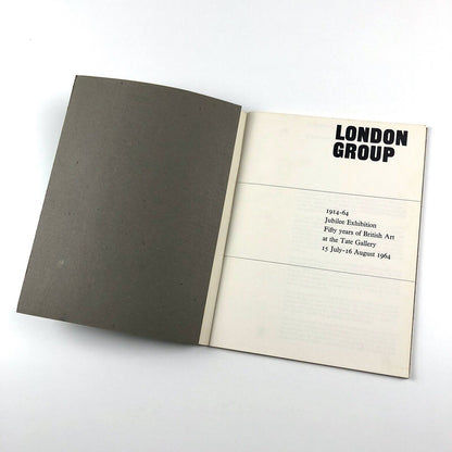 London Group 1914-1964 – Fifty Years of British Art | Tate Gallery catalogue booklet, 1964