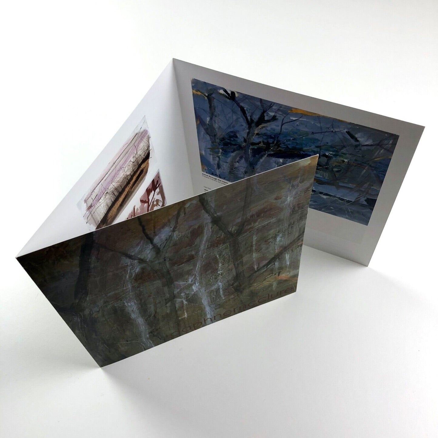 Folding card for Daphne Mcclure. Cornwall to Connecticut | Badcocks Gallery Penzance, 2006
