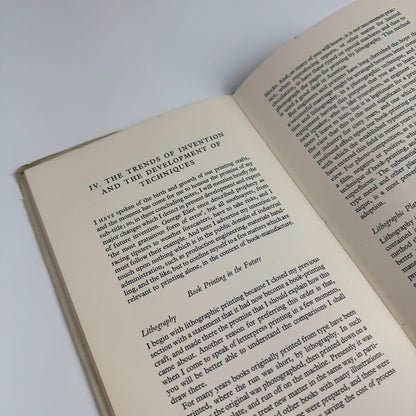 The Printing & Making of Books by Charles Batey | privately printed 1954