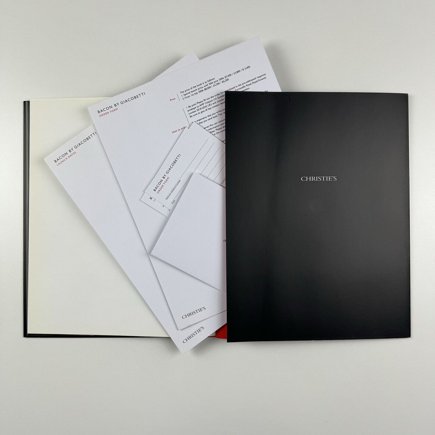 Francis Bacon by Francis Giacobetti | Promotional catalogue and DVD | Christie's, 2005