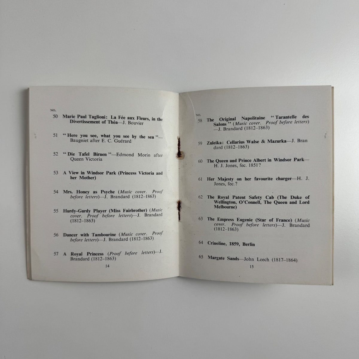 Paintings, drawings and lithographs The Victorian Scene | Leicester Galleries 1962