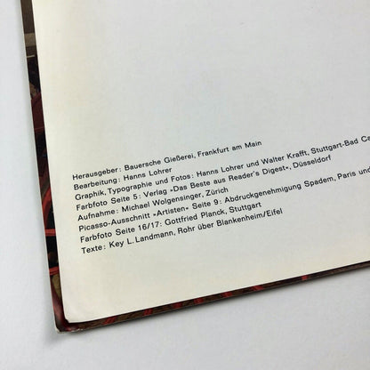 Folio – Bauersche Giesserei type specimen brochure undated | design by Hanns Lohrer